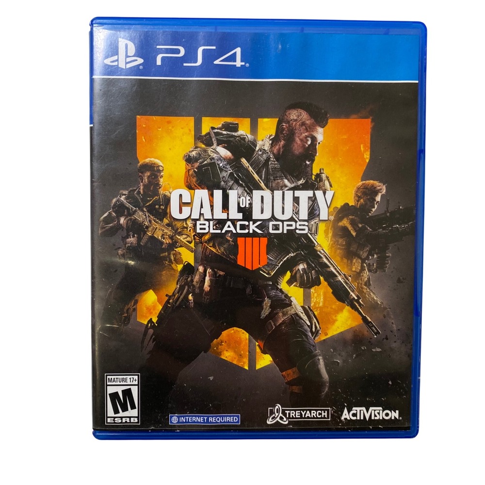 Call of Duty Black Ops 4 PS4 Sony PlayStation 4 Game Disc Case Complete